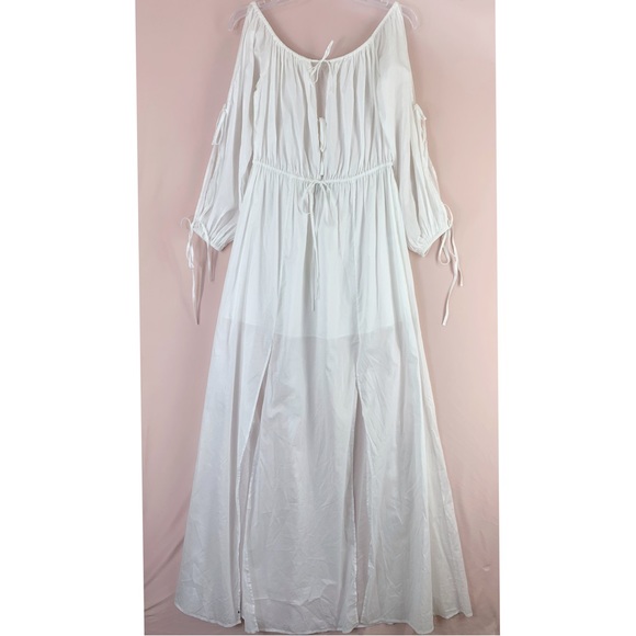 MAJORELLE Santa Clara Maxi Dress in Ivory Size S - Picture 2 of 6